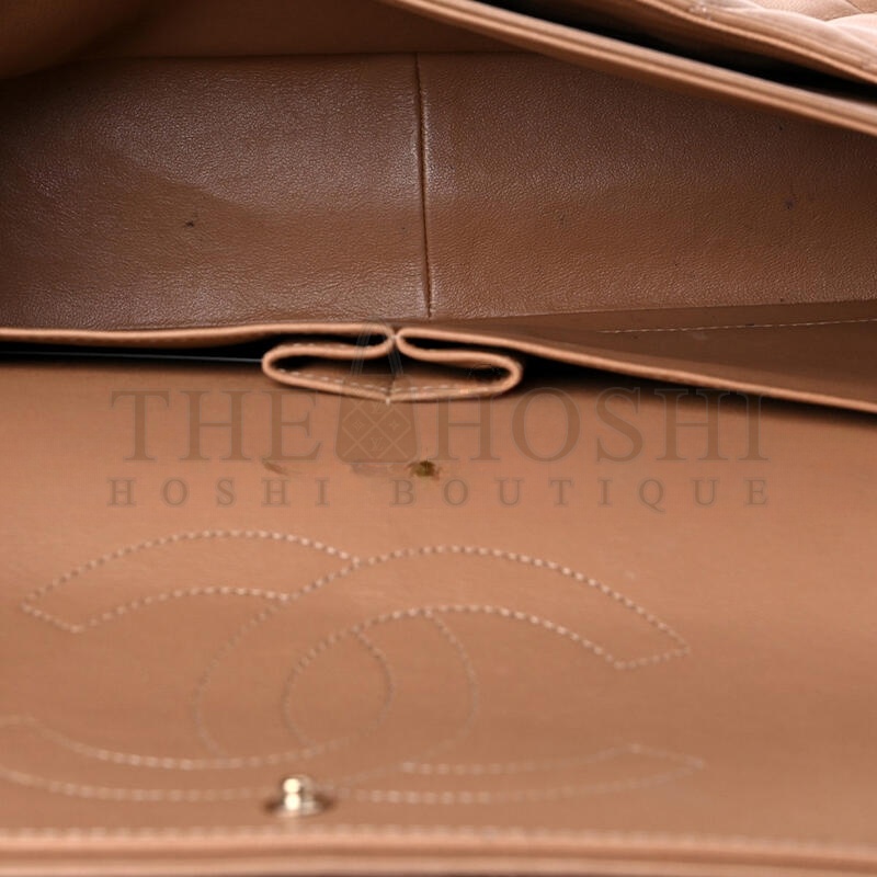 Ch**el LAMBSKIN QUILTED JUMBO DOUBLE FLAP 1206523 (30*20*9cm) Master Quality