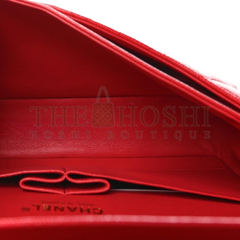 Ch**el CAVIAR QUILTED MEDIUM DOUBLE FLAP 1629268 (25*15*6cm) Master Quality