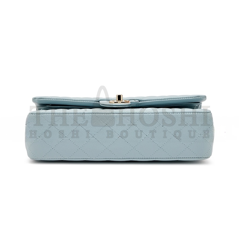 Ch**el CAVIAR QUILTED MEDIUM DOUBLE FLAP 1301452 (25*15*7cm) Master Quality