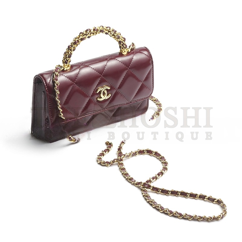 Ch**el CLUTCH WITH CHAIN AP4167 (18*10*4.5cm) Master Quality