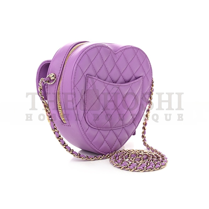 Ch**el CC IN LOVE HEART BAG 1644685 (18*17*4cm) Master Quality