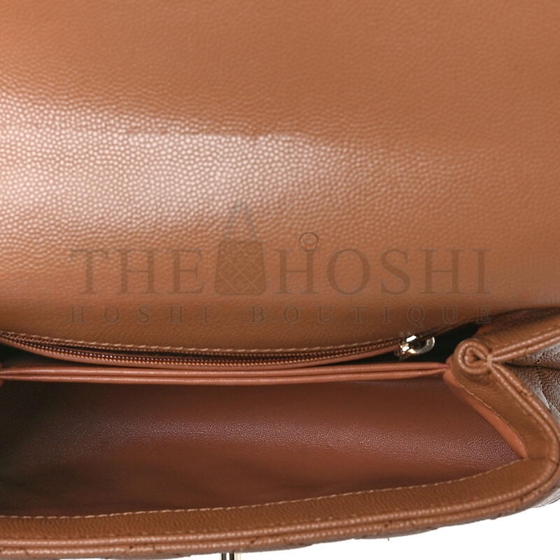 Ch**el CAVIAR QUILTED MINI COCO HANDLE FLAP 1173752 (23*15*10cm) Master Quality