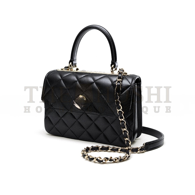 Ch**el MINI FLAP BAG WITH TOP HANDLE AS4654 (20*15*8cm) Master Quality