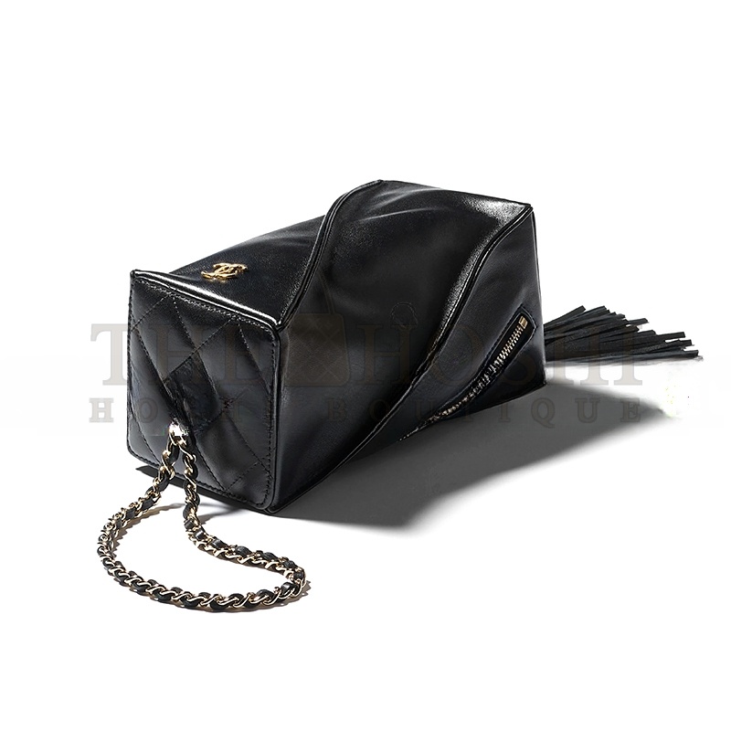 Ch**el CLUTCH WITH CHAIN LAMBSKIN AP4686 (18*9*9cm) Master Quality