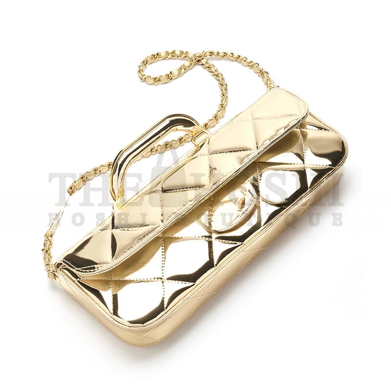 Ch**el LARGE FLAP BAG WITH TOP HANDLE AS5807 (30*12.5*5cm) Master Quality