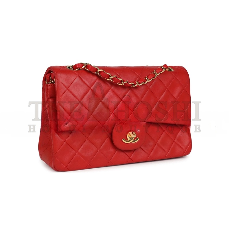 Ch**el SMALL CLASSIC DOUBLE FLAP RED 1190960 (23*15*6.5cm) Master Quality