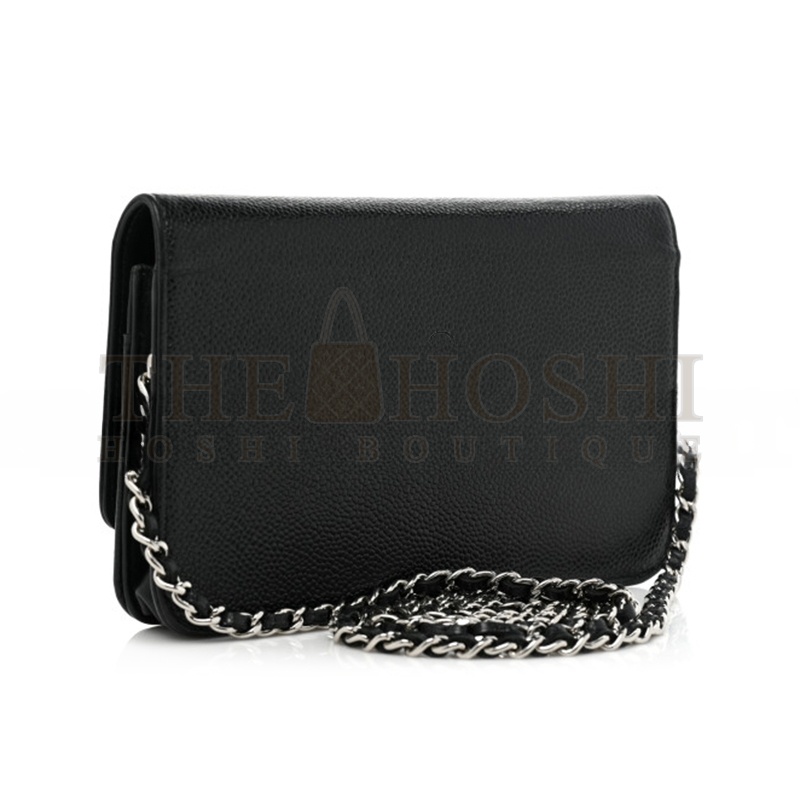 Ch**el CAVIAR TIMELESS CC WALLET ON CHAIN WOC DH73830 (19*13*4cm) Master Quality