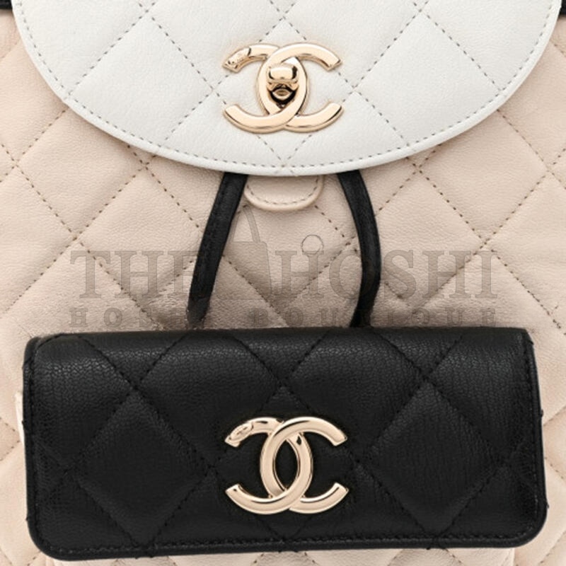 Ch**el GOATSKIN QUILTED SMALL BACKPACK 1192184 (23*22*11cm) Master Quality