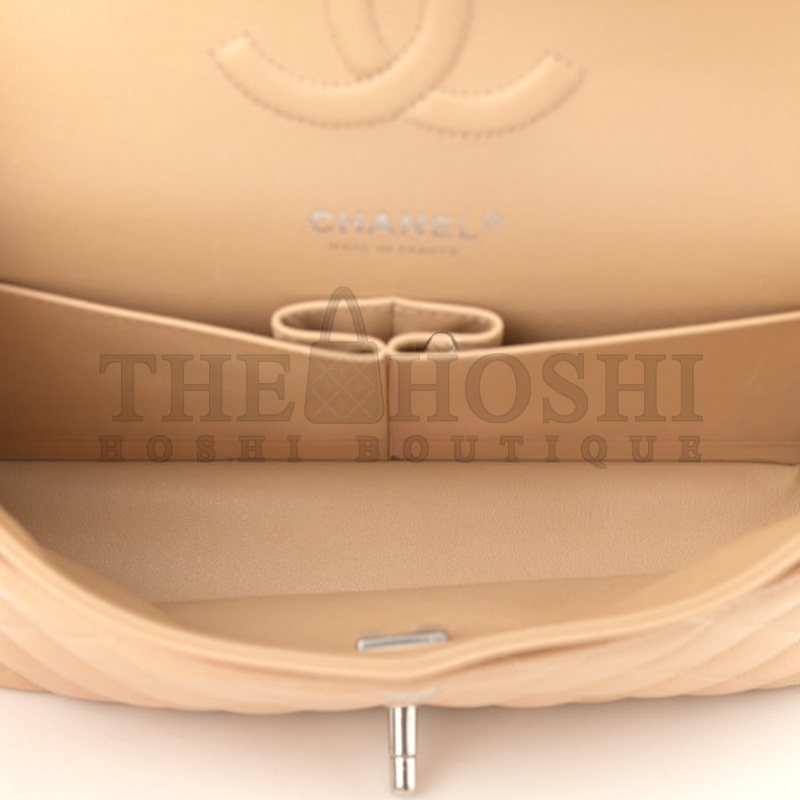 Ch**el CAVIAR QUILTED MEDIUM DOUBLE FLAP 1119069 (25*15*7cm) Master Quality