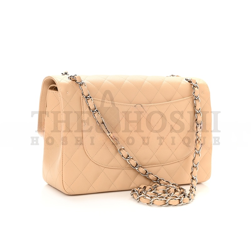 Ch**el CAVIAR QUILTED JUMBO DOUBLE FLAP 1153723 (30*19*9cm) Master Quality