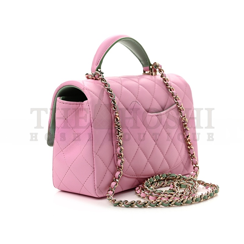 Ch**el MINI TOP HANDLE FLAP 1183041 (20*13*6cm) Master Quality