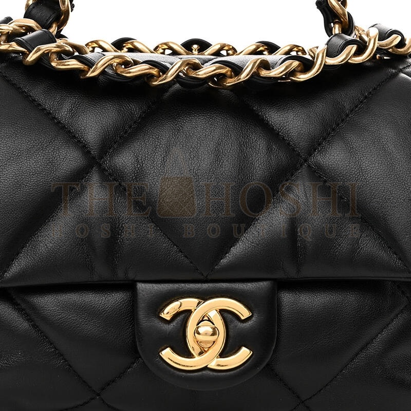 Ch**el SMALL CHAIN TOP HANDLE FLAP 1322435 (19*16*7cm) Master Quality