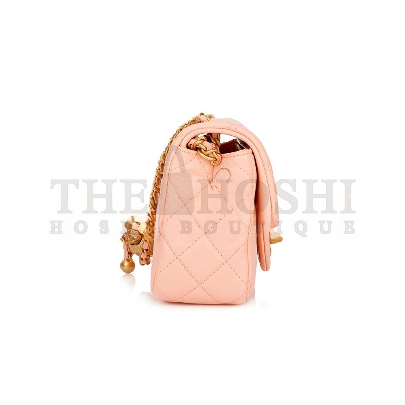 Ch**el PEARL CRUSH MINI FLAP BAG 1020147 (20*13*6cm) Master Quality