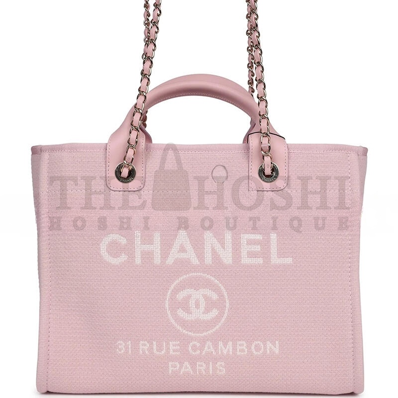 Ch**el SMALL DEAUVILLE SHOPPING TOTE 1200142 (34*27*15cm) Master Quality