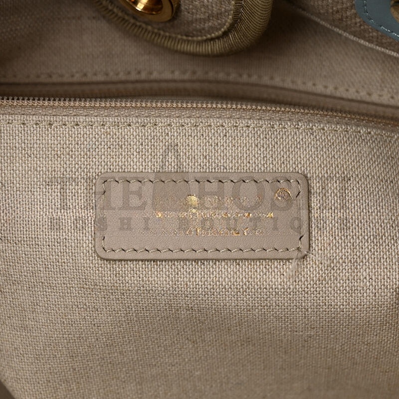 Ch**el MIXED FIBERS SMALL DEAUVILLE TOTE 1294895 (34*26*15cm) Master Quality