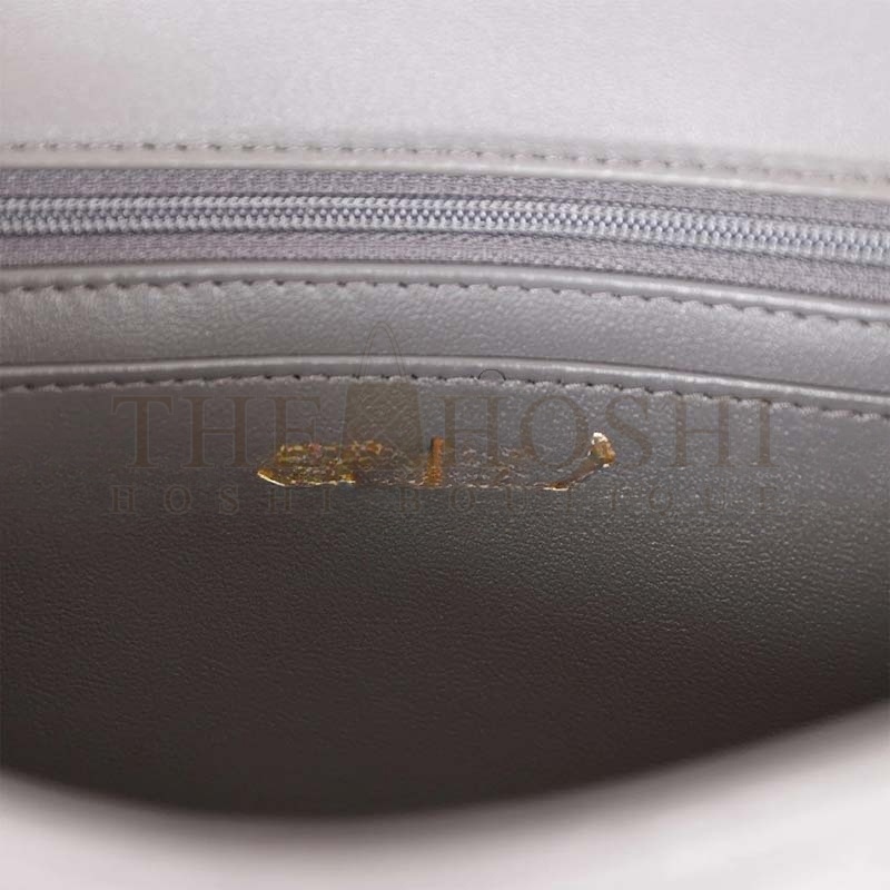 Ch**el MINI FLAP BAG WITH TOP HANDLE 1402157 (22*15*8cm) Master Quality