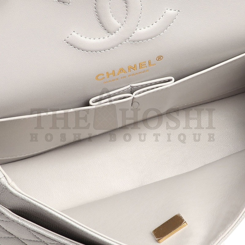 Ch**el CAVIAR QUILTED SMALL CLASSIC DOUBLE FLAP 1302411 (23*14*6cm) Master Quality