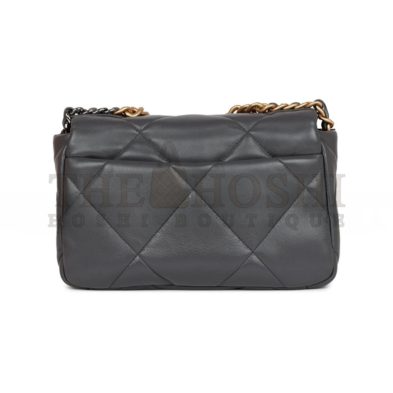 Ch**el MEDIUM 19 FLAP BAG 1302201 (25*16*9cm) Master Quality