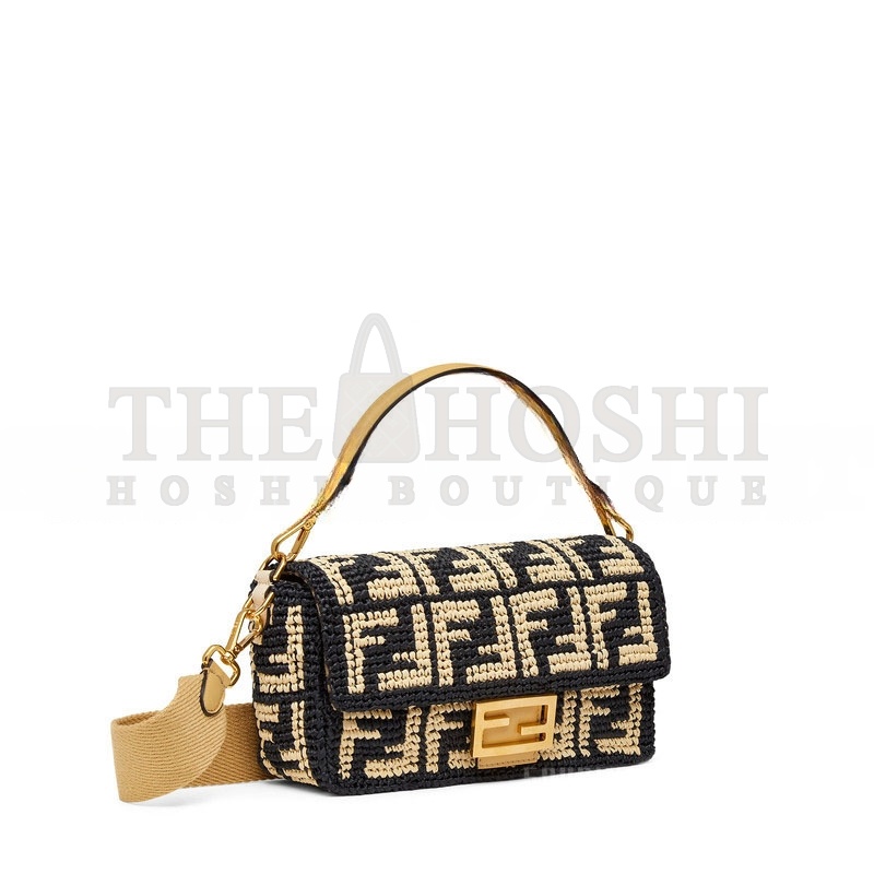 F**di BAGUETTE BAG IN BLACK FF 8BR600AKBYF1HOG (27*15*6cm) Master Quality