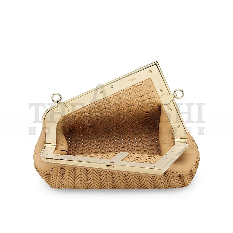 F**di FIRST SMALL BAG FEN9T776BRW (26*18*9.5cm) Master Quality