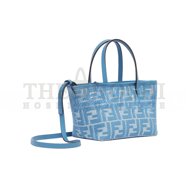 F**di ROLL MINI FABRIC BLUE 8BS096AUPXF1SKL (15.5*13*11cm) Master Quality