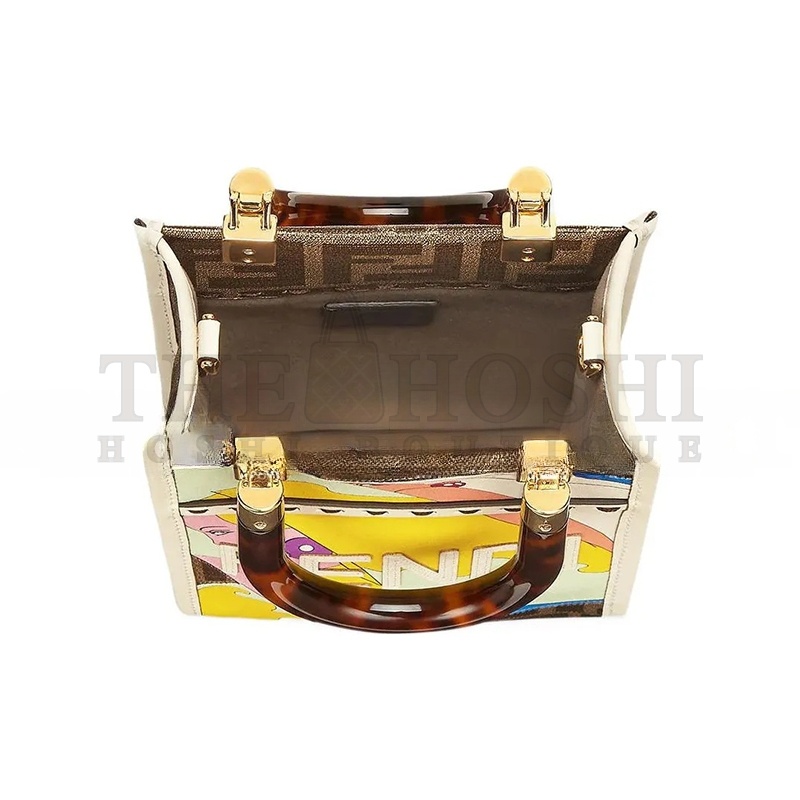 F**di MINI SUNSHINE SHOPPER TOTE CROSSBODY BAG 8BS051AJH9F1HDV (18*13*6.5cm) Master Quality