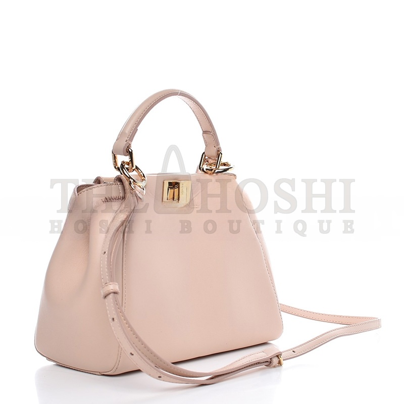 F**di FF NAPPA MINI PEEKABOO ICONIC SATCHEL BLACK (23*18*11cm) Master Quality