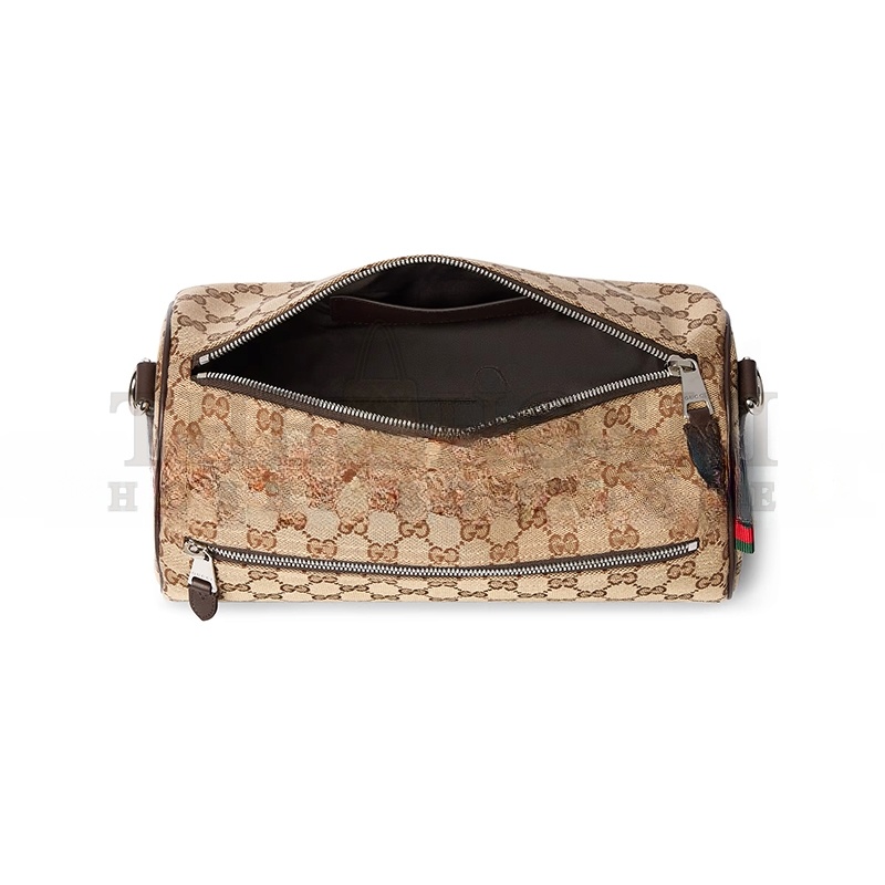 Gvc*1 GG CANVAS SMALL CYLINDER BAG ‎‎834455 (30*16*16cm) Master Quality