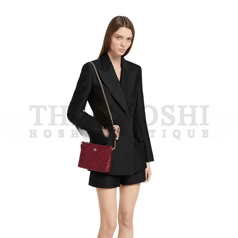 Gvc*1 GG MARMONT POCHETTE WITH CHAIN 837742 (21*15*3.5cm) Master Quality