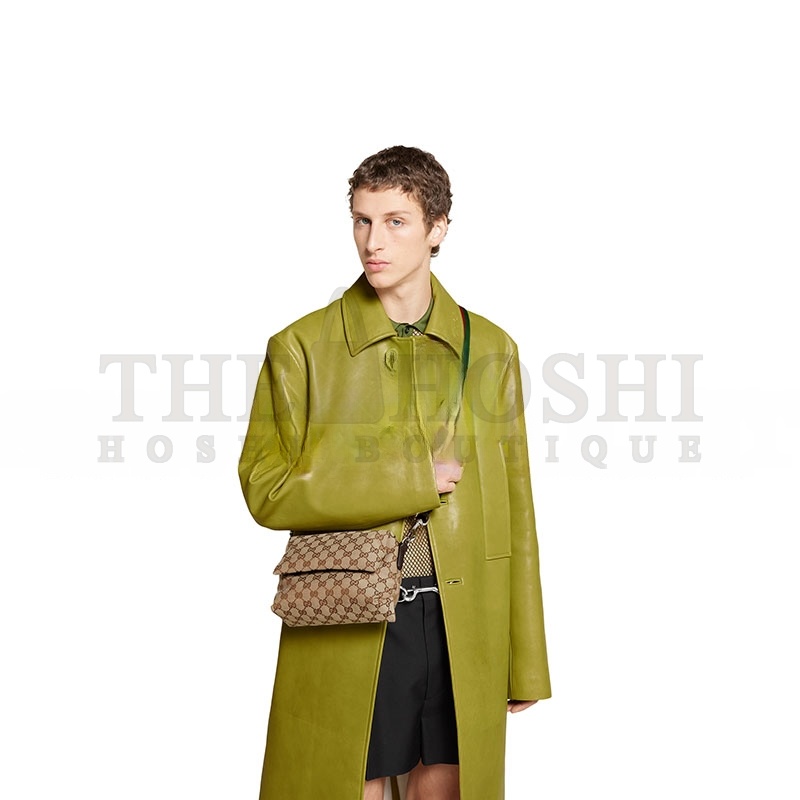 Gvc*1 GG CANVAS SMALL CROSSBODY BAG 821617 (19*15*7cm) Master Quality