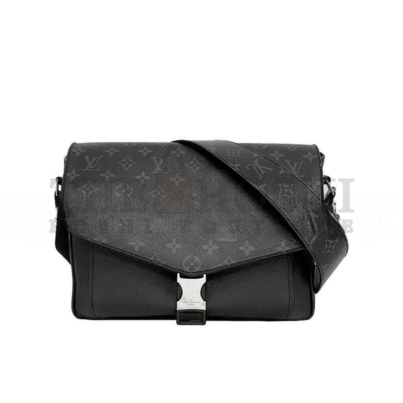 L0vis Vvtt0n SHOULDER BAG MESSENGER BLACK GRAY TAIGARAMA MONOGRAM ECLIPSE M30746 (33*29*11.5cm) Master Quality