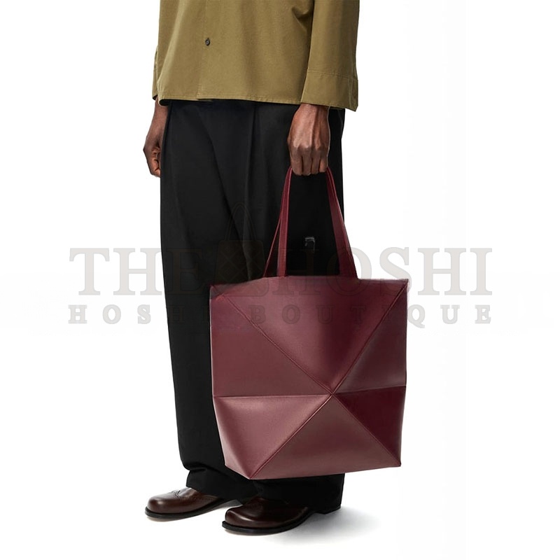 L0ew* XL PUZZLE FOLD TOTE IN SHINY CALFSKIN B933Q18X01 (42*41*18cm) Master Quality