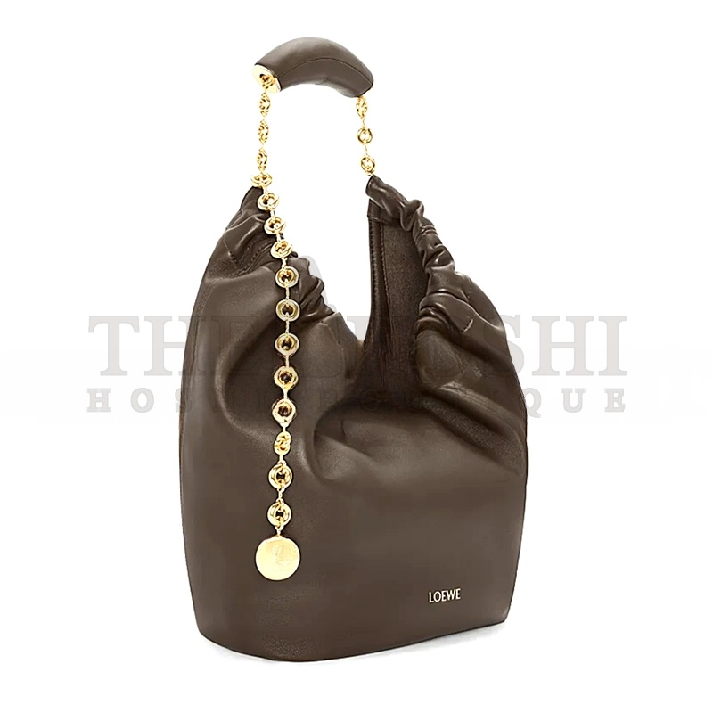 L0ew* SMALL SOFT NAPPA SHEEP LEATHER SQUEEZE BAG A914NCHX01-01 (29*24*10.5cm) Master Quality