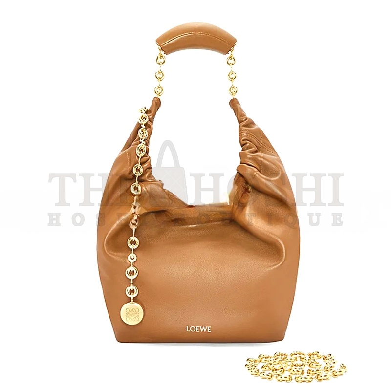 L0ew* SMALL SOFT NAPPA SHEEP LEATHER SQUEEZE BAG A914NCHX01-02 (29*24*10.5cm) Master Quality