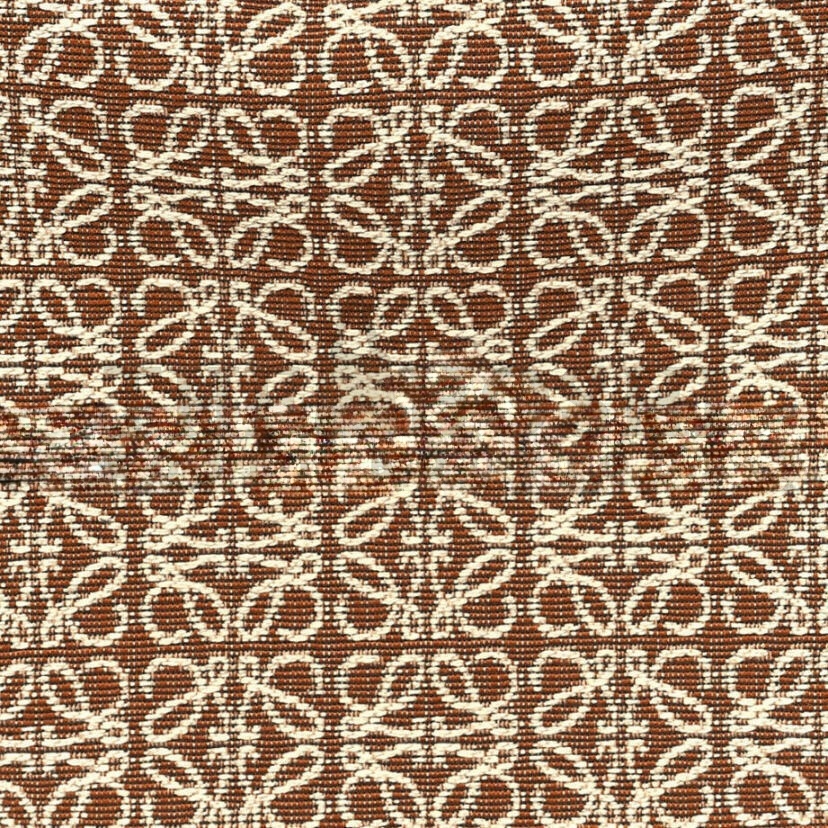 L0ew* JACQUARD ANAGRAM CALFSKIN LUNA BAG TAN PECAN (26*17*8cm) Master Quality