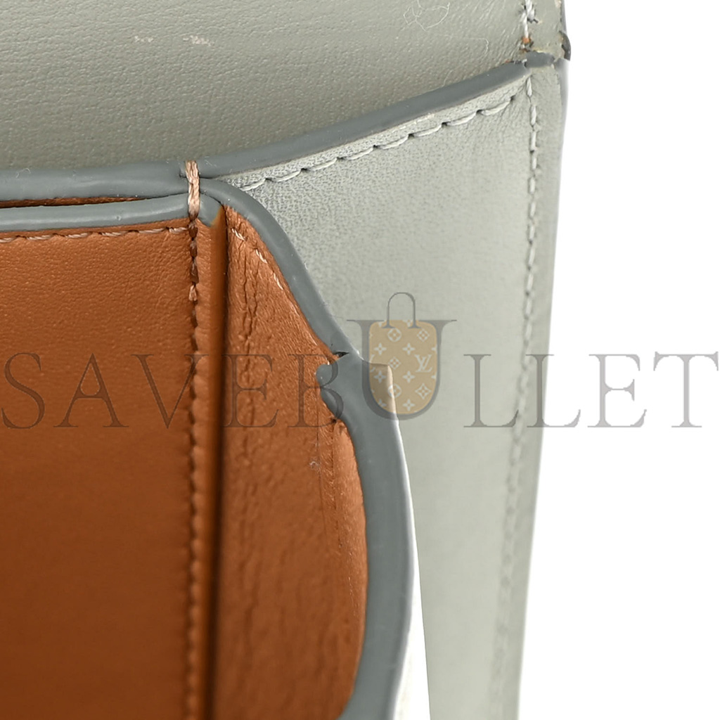 L0ew* SILK CALFSKIN SMALL GOYA BAG GRAY (19*13*6cm) Master Quality