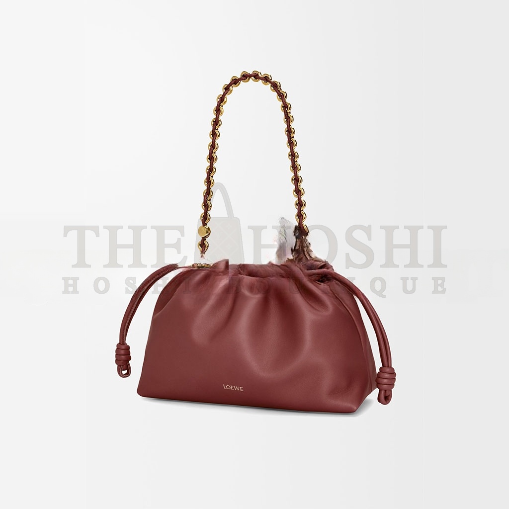 L0ew* MEDIUM FLAMENCO PURSE IN MELLOW NAPPA LAMBSKIN 0011180858 (30*20*10.5cm) Master Quality