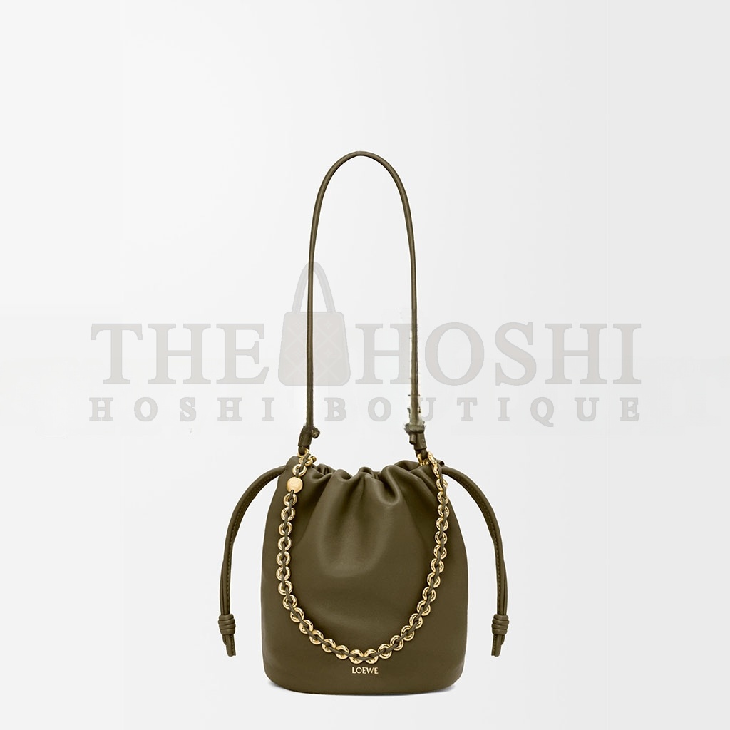 L0ew* FLAMENCO PURSE BUCKET IN MELLOW NAPPA LAMBSKIN 0011091584 (32*24*17cm) Master Quality