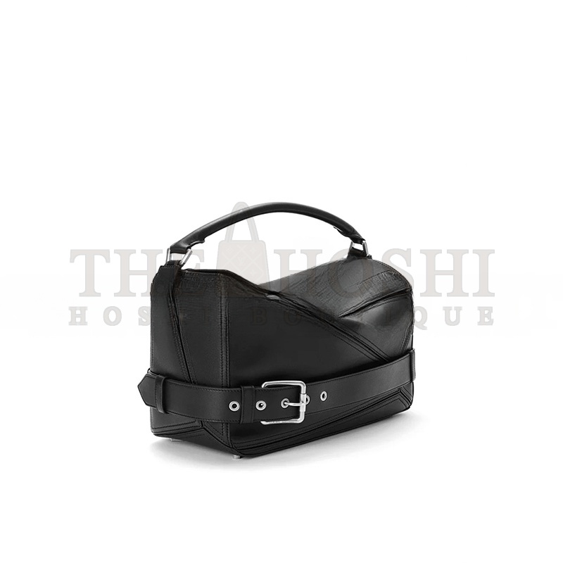 L0ew* LARGE PUZZLE BIKER BAG IN SHINY CALFSKIN B510BP1X01 (33*21.5*14.7cm) Master Quality
