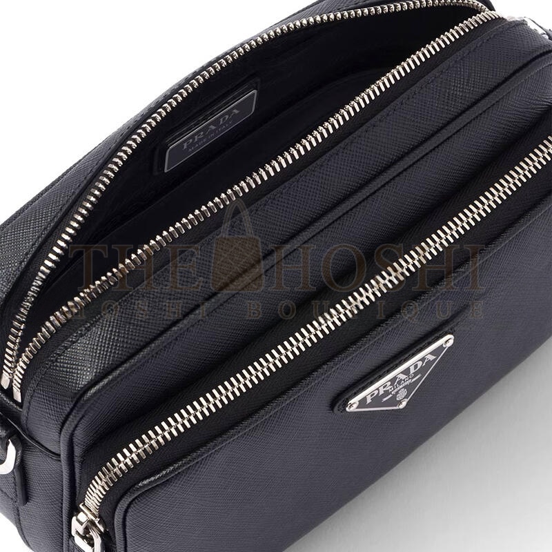 Pra*a SAFFIANO LEATHER SHOULDER BAG 2VH170 (20*13.5*7cm) Master Quality