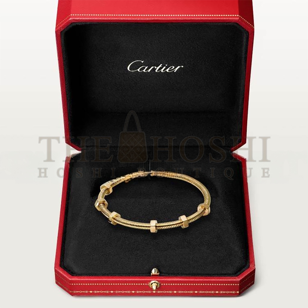 Ca*t1er ECROU YELLOW GOLD DE Ca*t1er BRACELET B6063817 Master Quality