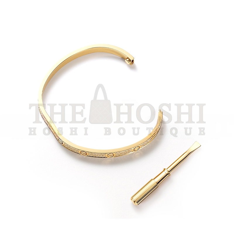 Ca*t1er LOVE BRACELET MEDIUM MODEL PAVED N6736817 Master Quality