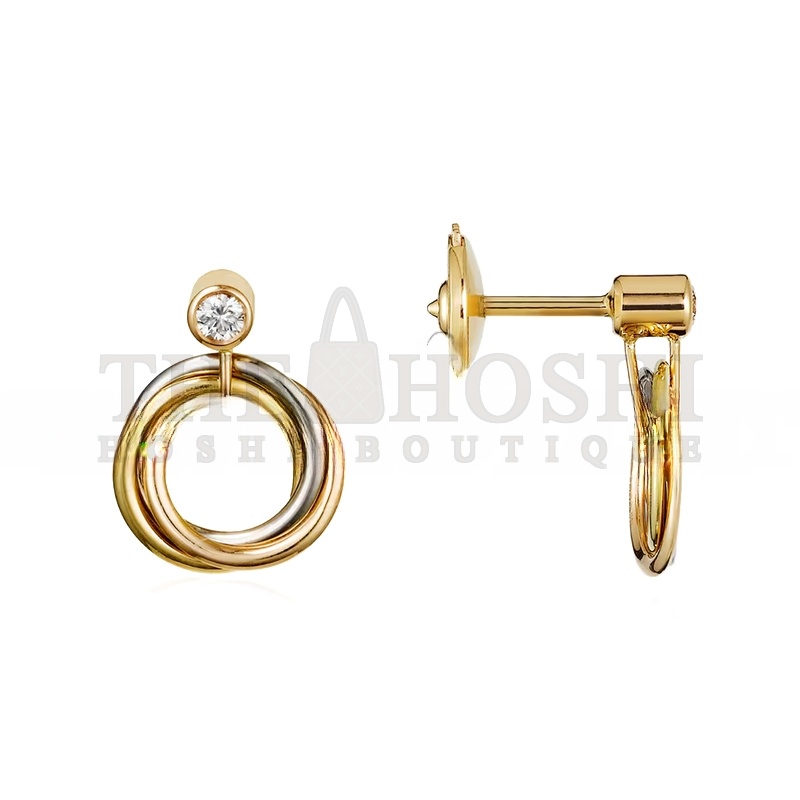Ca*t1er TRINITY EARRINGS B8043200 Master Quality