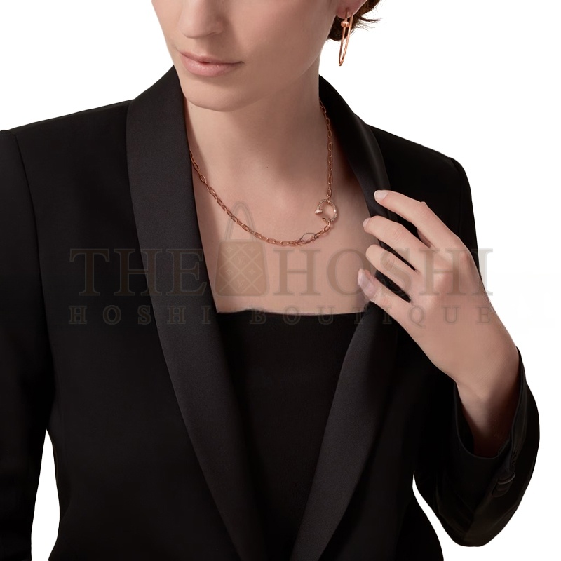 Ca*t1er JUSTE UN CLOU NECKLACE, PAVED N7413500 Master Quality