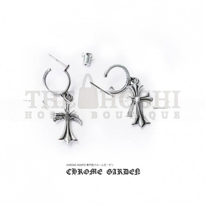 Ch*0me He**ts TINY CROSS HOOP EARRING Master Quality
