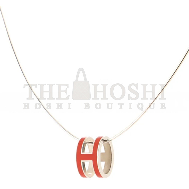 H**me5 POP H PENDANT CORD NECKLACE METAL AND ENAME Master Quality