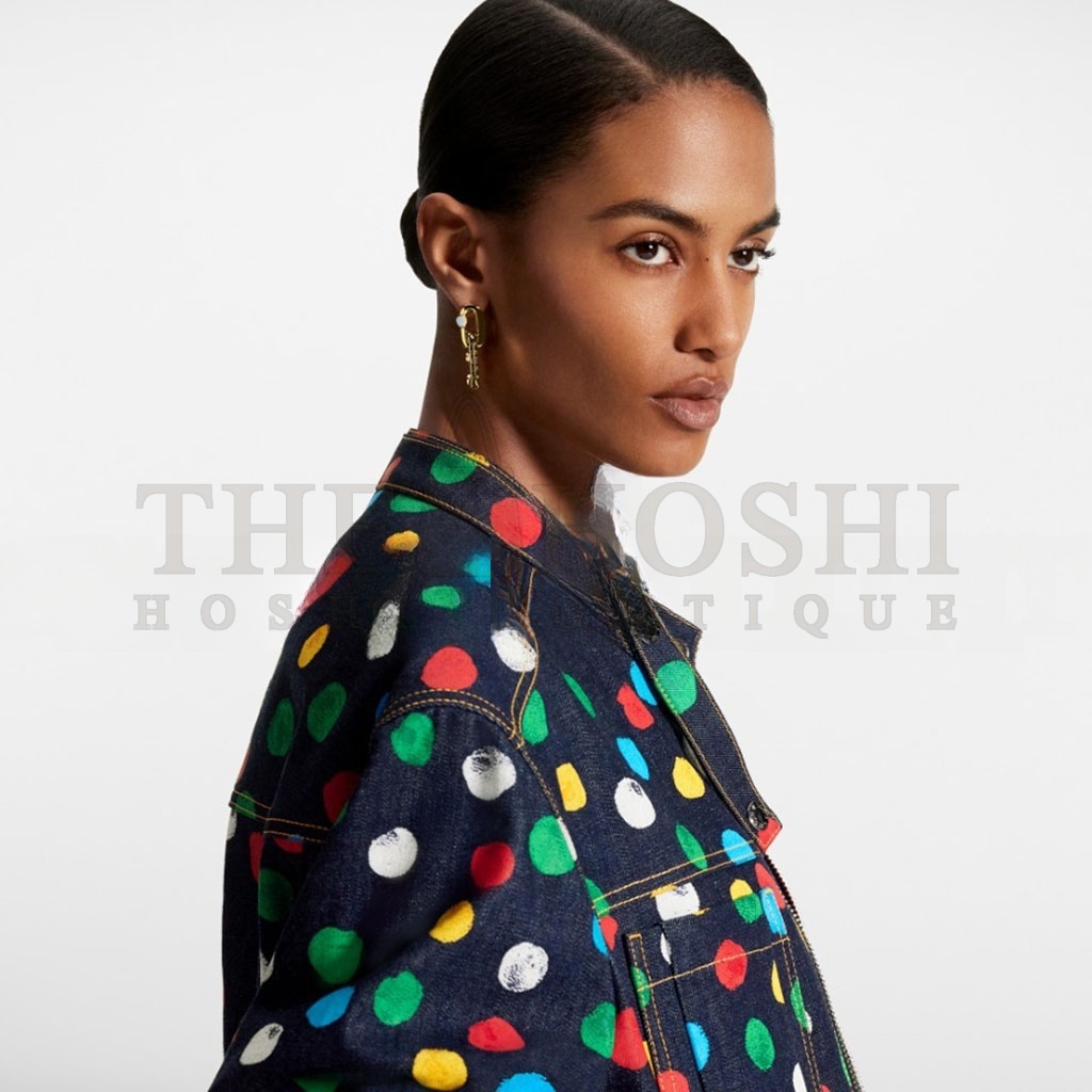 L0vis Vvtt0n X YAYOI KUSAMA LV EDGE EARRINGS M01065 Master Quality