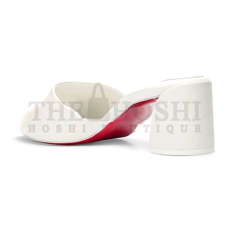 Chr1st1an LOUBOUTIN 55MM JANE LEATHER MULE SANDALS 4889636 Master Quality