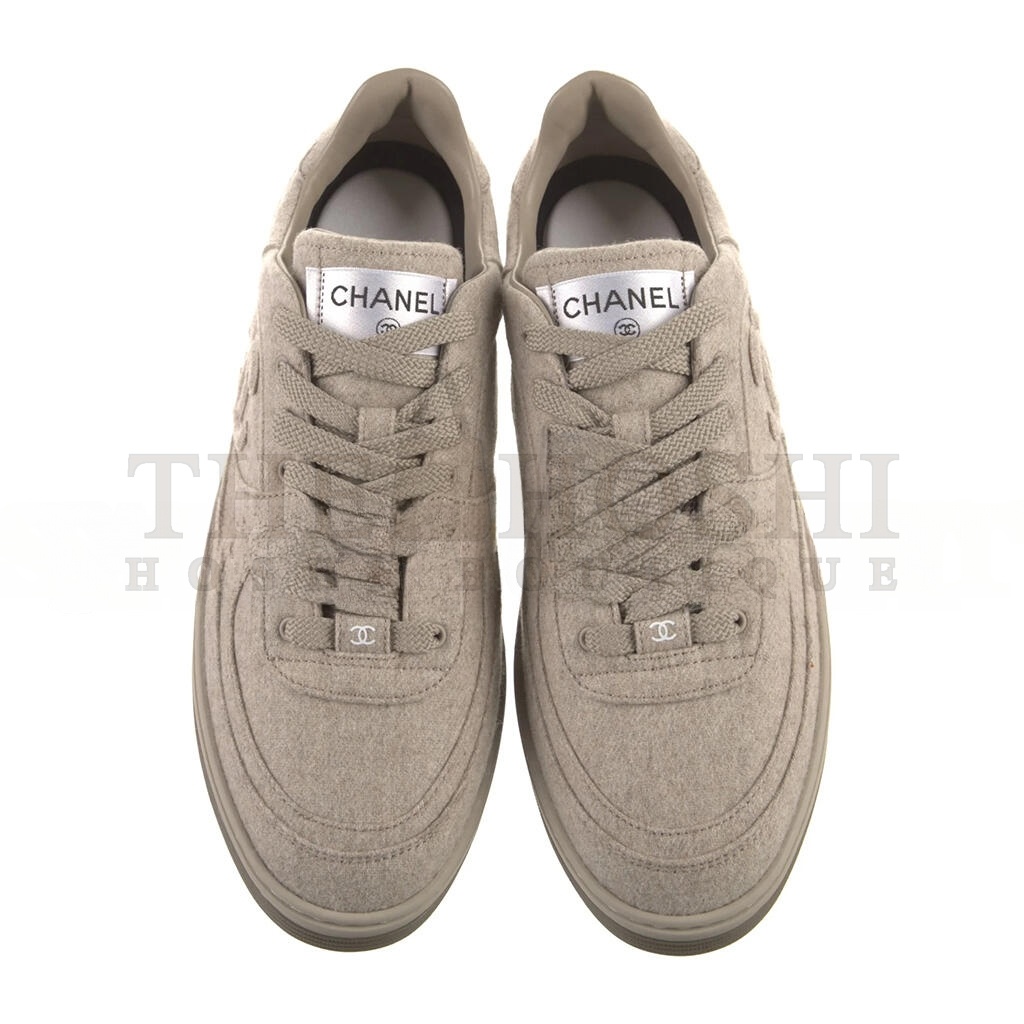 Ch**el INTERLOCKING CC LOGO SNEAKERS A11457 Master Quality