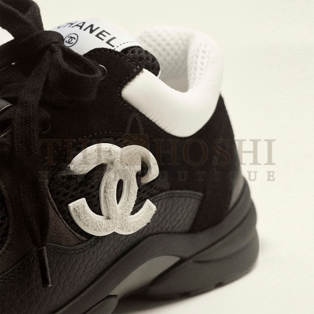 Ch**el SNEAKERS SUEDE CALFSKIN &amp; GRAINED CALFSKIN G38299 Master Quality